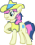 Size: 1920x2482 | Tagged: safe, edit, vector edit, bon bon, braeburn, sweetie drops, earth pony, pony, ponyar fusion, g4, braebon, cowboy hat, fusion, hat, hoof on chest, male, palette swap, recolor, simple background, solo, stallion, transparent background, vector