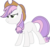 Size: 1920x1823 | Tagged: safe, edit, vector edit, applejack, sweetie belle, earth pony, pony, ponyar fusion, g4, apple belle (ponyar fusion), applejack's hat, cowboy hat, determined, female, fusion, hat, mare, palette swap, recolor, simple background, solo, transparent background, vector