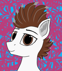 Size: 3048x3512 | Tagged: safe, artist:keshakadens, oc, oc only, oc:light frontier, pegasus, pony, abstract background, bust, high res, male, solo, stallion