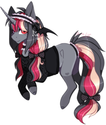 Size: 1624x1927 | Tagged: safe, artist:luuny-luna, oc, oc only, oc:bloody mary, pony, unicorn, clothes, female, mare, shirt, simple background, solo, transparent background