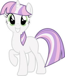 Size: 1920x2233 | Tagged: safe, edit, vector edit, sweetie belle, twilight sparkle, pony, unicorn, ponyar fusion, g4, female, fusion, mare, palette swap, raised hoof, recolor, simple background, smiling, solo, transparent background, twilight belle, unicorn twilight, vector
