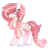 Size: 817x811 | Tagged: safe, artist:sugaryicecreammlp, oc, oc only, pegasus, pony, braid, braided tail, colored hooves, eye clipping through hair, female, mare, simple background, solo, transparent background