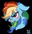 Size: 1604x1747 | Tagged: safe, artist:tohupo, rainbow dash, pegasus, pony, g4, :p, female, mare, one eye closed, silly, solo, tongue out, wink