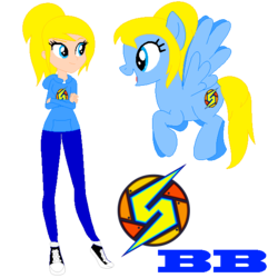 Size: 570x592 | Tagged: safe, artist:ayang888, artist:selenaede, human, pegasus, pony, equestria girls, g4, base used, clothes, crossover, equestria girls style, equestria girls-ified, hoodie, metroid, nintendo, ponified, samus aran, shoes, sneakers, super smash bros., zero suit samus