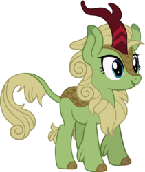 Size: 2841x3372 | Tagged: safe, artist:andrevus, green grove, kirin, g4, sounds of silence, background kirin, female, high res, simple background, solo, transparent background