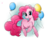 Size: 1024x768 | Tagged: safe, artist:kkuyo, pinkie pie, earth pony, pony, g4, :o, balloon, cute, diapinkes, female, missing cutie mark, open mouth, solo