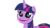 Size: 720x405 | Tagged: safe, artist:funimation2002, edit, edited screencap, screencap, twilight sparkle, alicorn, pony, g4, my little pony: friendship is magic, sparkle's seven, background removed, crown, discovery family logo, eye reflection, faic, female, forever, hard-won helm of the sibling supreme, pudding face, reflection, simple background, solo, transparent background, twilight sparkle (alicorn), twilight sparkle is best facemaker