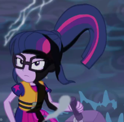 Size: 668x658 | Tagged: safe, screencap, sci-twi, twilight sparkle, equestria girls, equestria girls specials, g4, my little pony equestria girls: better together, my little pony equestria girls: spring breakdown, cropped, female, glasses, solo
