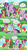 Size: 1500x2800 | Tagged: safe, artist:skitter, apple bloom, scootaloo, sweetie belle, twilight sparkle, alicorn, earth pony, inflatable pony, pegasus, pony, unicorn, g4, bean mouth, comic, cutie mark crusaders, deflation, female, filly, forced smile, grin, inanimate tf, inflatable, inflatable toy, magic, mouth hold, pool toy, saddle bag, smiling, telekinesis, transformation, transformed, twilight sparkle (alicorn)