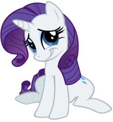 Size: 3000x3250 | Tagged: safe, artist:ns4j19y, rarity, pony, g4, swarm of the century, cute, female, grin, head tilt, high res, mare, nervous, nervous smile, raribetes, sheepish grin, simple background, sitting, smiling, solo, transparent background, vector
