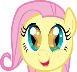 Size: 4000x3745 | Tagged: safe, artist:triox404, fluttershy, butterfly, pony, g4, the cutie mark chronicles, bust, cute, eye reflection, female, filly, filly fluttershy, mare, open mouth, reflection, shyabetes, simple background, smiling, so many wonders, solo, transparent background, vector, younger