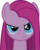 Size: 4000x5012 | Tagged: safe, artist:triox404, pinkie pie, earth pony, pony, g4, my little pony: friendship is magic, party of one, angry, bust, female, frown, looking at you, mare, pinkamena diane pie, simple background, solo, straight mane, transparent background, vector