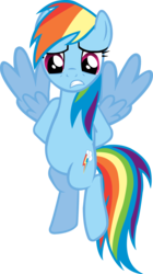 Size: 5000x8957 | Tagged: safe, artist:suxtonhael, rainbow dash, pegasus, pony, g4, party of one, female, flying, frown, hooves behind back, mare, simple background, solo, spread wings, transparent background, vector, wings