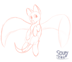 Size: 3500x3000 | Tagged: safe, artist:soupyfox, oc, oc only, pegasus, pony, example, high res, sketch, solo