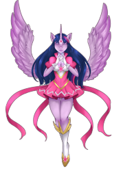 Size: 2500x3500 | Tagged: safe, artist:bunnynha, twilight sparkle, alicorn, anthro, g4, beautiful, clothes, female, high res, mare, miniskirt, simple background, skirt, solo, thighs, transparent background, twilight sparkle (alicorn)