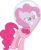 Size: 7543x9177 | Tagged: safe, artist:uigsyvigvusy, pinkie pie, earth pony, pony, g4, my little pony: friendship is magic, sparkle's seven, absurd resolution, astronaut pinkie, confident, dunning-kruger effect, female, fish bowl, simple background, solo, transparent background, vector