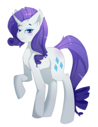 Size: 1915x2472 | Tagged: safe, artist:pearlessentartist, rarity, pony, unicorn, g4, chest fluff, cute, ear fluff, female, mare, raribetes, simple background, solo, transparent background