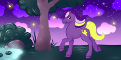 Size: 3000x1500 | Tagged: safe, artist:dakotadarkhooves, prince firefly, pony, g2, digital art, male, solo, stallion