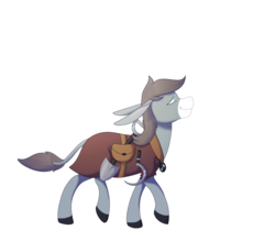 Size: 6000x5500 | Tagged: safe, artist:nivimonster, oc, oc only, oc:oracle daisy, donkey, pony, absurd resolution, clothes, female, scythe, shovel, simple background, solo, transparent background