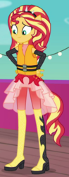 Size: 345x879 | Tagged: safe, screencap, sunset shimmer, equestria girls, equestria girls series, g4, spring breakdown, spoiler:eqg series (season 2), cropped, female, ponied up, solo