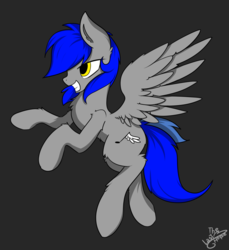 Size: 1100x1200 | Tagged: safe, artist:llhopell, oc, pegasus, pony, simple background, smiling, wings