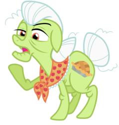 Size: 5518x5774 | Tagged: safe, artist:estories, granny smith, pony, g4, absurd resolution, female, simple background, solo, transparent background, vector