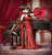 Size: 2500x2596 | Tagged: safe, artist:king-kakapo, octavia melody, earth pony, anthro, unguligrade anthro, g4, bow, breasts, cleavage, clothes, commission, dress, evening gloves, female, gloves, guitar case, gun, high res, long gloves, mafia, mafia octavia, mare, musical instrument, piano, red dress, shoes, side slit, solo, stockings, thigh highs, tommy gun, total sideslit, trigger discipline, weapon