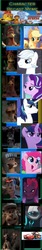 Size: 168x1000 | Tagged: safe, applejack, double diamond, grubber, pinkie pie, shining armor, starlight glimmer, tempest shadow, twilight sparkle, alicorn, pony, g4, my little pony: the movie, cars (pixar), chicken run, recast meme, twilight sparkle (alicorn)