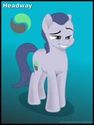 Size: 760x1012 | Tagged: safe, artist:dolenore, oc, oc only, oc:carina, oc:headway, earth pony, pony, fanfic:crystals & chitin, disguise, disguised changeling, male, solo, stallion