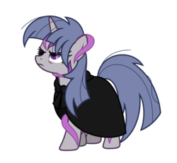 Size: 9522x8761 | Tagged: safe, artist:estories, oc, oc only, oc:dusk shine, pony, unicorn, comic:stable 33, fallout equestria, g4, absurd resolution, cloak, clothes, female, mare, simple background, solo, transparent background, vector