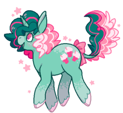 Size: 430x395 | Tagged: safe, artist:horsepaws, fizzy, pony, twinkle eyed pony, g1, bow, female, simple background, solo, tail bow, transparent background