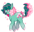 Size: 430x395 | Tagged: safe, artist:horsepaws, fizzy, pony, twinkle eyed pony, g1, bow, female, simple background, solo, tail bow, transparent background