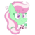 Size: 800x800 | Tagged: safe, artist:buzzblades, minty (g4), pony, g4, beanbrows, bust, colored pupils, cute, cutie mark, eyebrows, female, head only, portrait, simple background, solo, transparent background