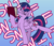 Size: 1388x1194 | Tagged: safe, artist:cowsrtasty, twilight sparkle, alicorn, pony, the point of no return, book, huffing, sniffing, that pony sure does love books, twilight sparkle (alicorn)