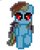 Size: 325x407 | Tagged: safe, artist:flofflewoffle, rainbow dash, g4, .exe, evil, fanart, pixel art, rainbow.exe, red eyes, simple background, white background