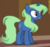 Size: 234x218 | Tagged: safe, screencap, flowerescent, pony, unicorn, g4, viva las pegasus, background pony, cropped, female, las pegasus resident, mare, solo, wrong aspect ratio