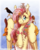 Size: 1600x1977 | Tagged: safe, artist:inuhoshi-to-darkpen, fluttershy, bird, mouse, pegasus, pony, squirrel, g4, animal, blackbird, cheek fluff, clothes, cute, cute little fangs, ear fluff, fangs, feathered fetlocks, female, flower, flower in hair, fluttershy day, looking at you, mare, raised hoof, shyabetes, sitting on wing, solo, stray strand, unshorn fetlocks, wing claws, wings