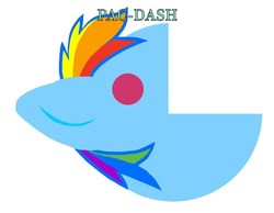 Size: 800x622 | Tagged: safe, rainbow dash, pony, g4, no pupils, open mouth, pac-dash, pony ear, simple background, white background