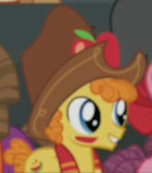 Size: 394x445 | Tagged: safe, screencap, sun crisp, earth pony, pony, buckball season, g4, background pony, blurry, colt, cropped, foal, male, solo focus