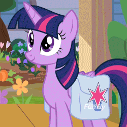 Size: 640x640 | Tagged: safe, edit, edited screencap, editor:sponandi, screencap, twilight sparkle, alicorn, pony, the point of no return, animated, cropped, cute, female, frown, gif, loop, saddle bag, smiling, solo, square, twiabetes, twilight sparkle (alicorn)