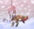 Size: 1295x1115 | Tagged: safe, artist:egsytion, artist:tmochka, march gustysnows, pony, g4, blizzard, female, fence, hat, mare, signature, snow, snowfall, solo, ushanka, winter