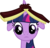 Size: 643x621 | Tagged: safe, artist:fallingferret, twilight sparkle, pony, unicorn, g4, secret of my excess, book, book hat, bust, female, floppy ears, frown, horn, horn impalement, mare, simple background, solo, transparent background, unicorn twilight, vector