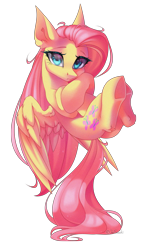 Size: 3000x5152 | Tagged: safe, artist:jun1313, fluttershy, pegasus, pony, g4, absurd file size, cute, ear fluff, female, leg fluff, looking at you, mare, on back, shyabetes, simple background, solo, transparent background, underhoof, wing fluff, wings