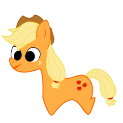 Size: 2061x2061 | Tagged: safe, artist:hi-!, applejack, earth pony, pony, g4, high res