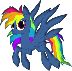 Size: 733x715 | Tagged: safe, artist:galacticflashd, rainbow dash, pegasus, pony, g4, secrets and pies, adorapiehater, cute, evil pie hater dash, female, flying, looking at you, simple background, smiling, solo, transparent background, vector