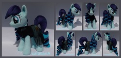 Size: 2344x1128 | Tagged: safe, artist:calusariac, coloratura, earth pony, pony, g4, clothes, irl, photo, plushie, rara, solo