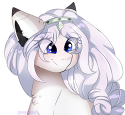 Size: 2500x2300 | Tagged: safe, artist:2pandita, oc, oc only, pony, bust, female, high res, mare, portrait, simple background, solo, white background