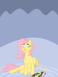 Size: 3072x4096 | Tagged: safe, artist:alltheworldbronyf, fluttershy, pegasus, pony, g4, female, green eyes, silly, silly pony, solo