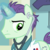 Size: 916x919 | Tagged: safe, screencap, dr. steth, pony, unicorn, g4, on your marks, background pony, cropped, doctor, glowing horn, horn, looking down, male, solo, stallion, stethoscope