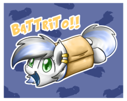 Size: 2560x2048 | Tagged: safe, artist:sugar morning, oc, oc only, oc:nightglider, bat pony, pony, bat pony oc, batburrito, blanket, blanket burrito, blue insides, cute, ear fluff, ear piercing, earring, green eyes, happy, high res, jewelry, open mouth, palindrome get, piercing, slit pupils, smiling